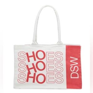DSW Shoes Canvas Tote 20“x12“x7“ NWT